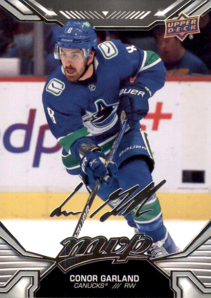 Conor Garland #204 Vancouver Canucks | 2022-23 Upper Deck MVP Silver Script