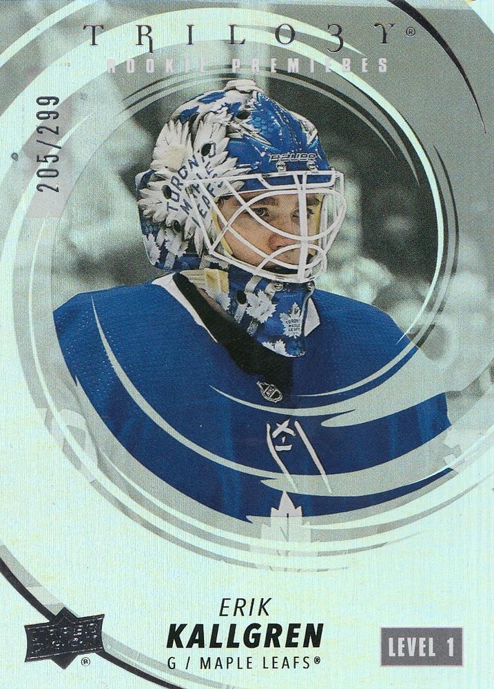 Erik Kallgren #204 Toronto Maple Leafs | 2022-23 Upper Deck Trilogy