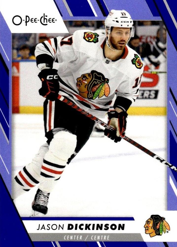 Jason Dickinson #204 Chicago Blackhawks | 2023-24 O-Pee-Chee Blue Border