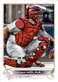 Yadier Molina #205 St. Louis Cardinals (Crouching, mask on) | 2022 Topps