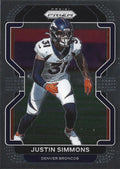 Justin Simmons #205 Denver Broncos | 2021 Panini Prizm | NFL Football