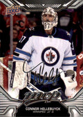 Connor Hellebuyck #205 Winnipeg Jets | 2022-23 Upper Deck MVP Silver Script