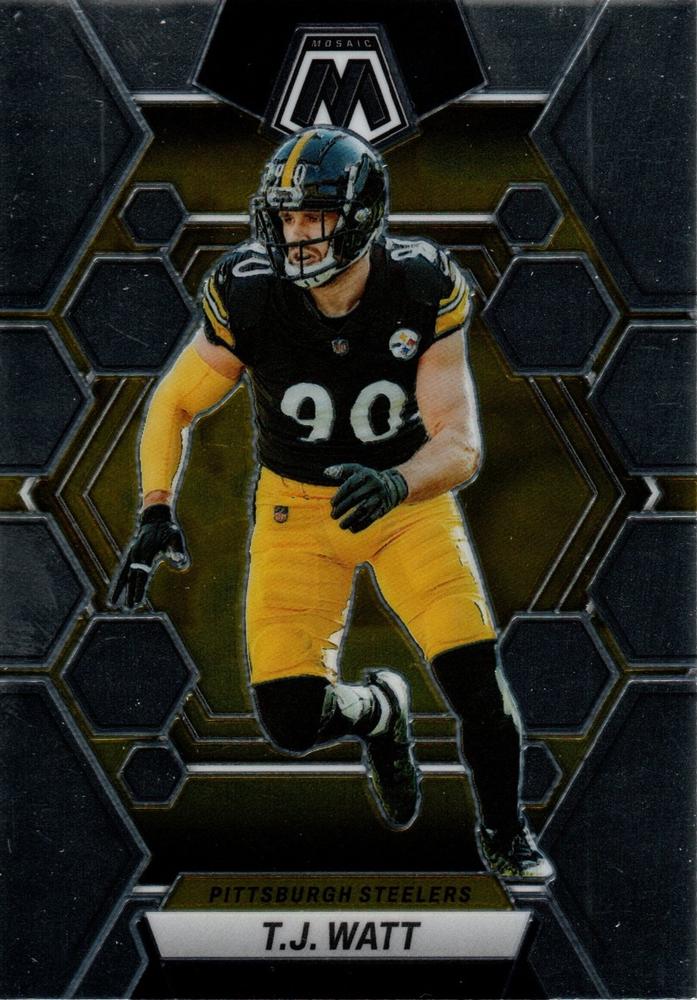 T.J. Watt #205 Pittsburgh Steelers | 2023 Panini Mosaic | NFL Football