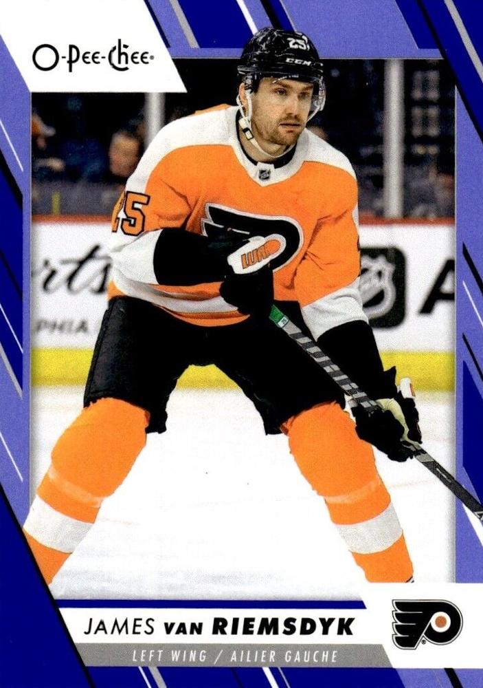 James van Riemsdyk #205 Philadelphia Flyers | 2023-24 O-Pee-Chee Blue Border