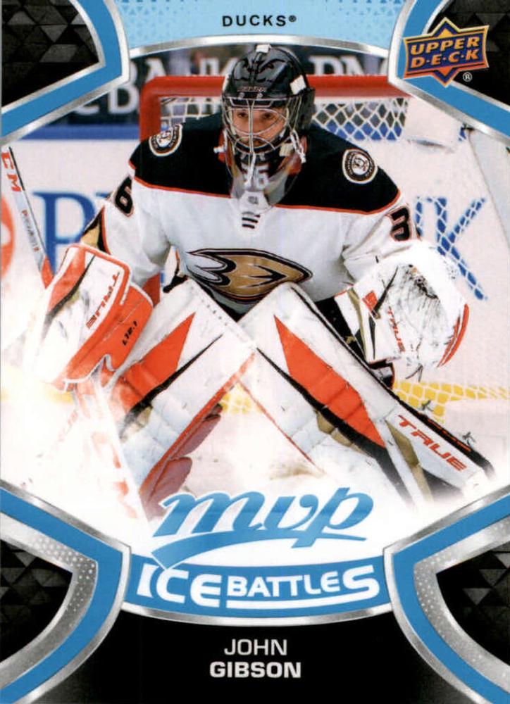 John Gibson #206 Anaheim Ducks | 2021-22 Upper Deck MVP Ice Battles