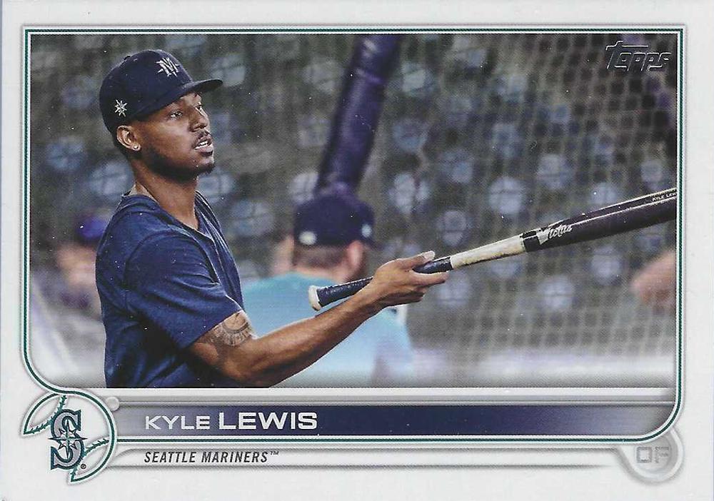 Kyle Lewis #206 Seattle Mariners (Batting cage) | 2022 Topps