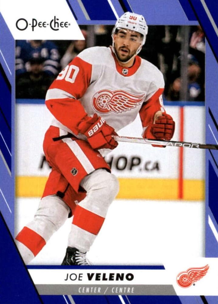 Joe Veleno #206 Detroit Red Wings | 2023-24 O-Pee-Chee Blue Border