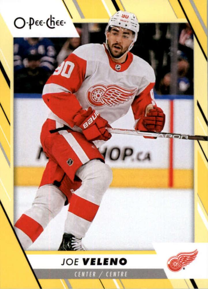 Joe Veleno #206 Detroit Red Wings | 2023-24 O-Pee-Chee Yellow Border