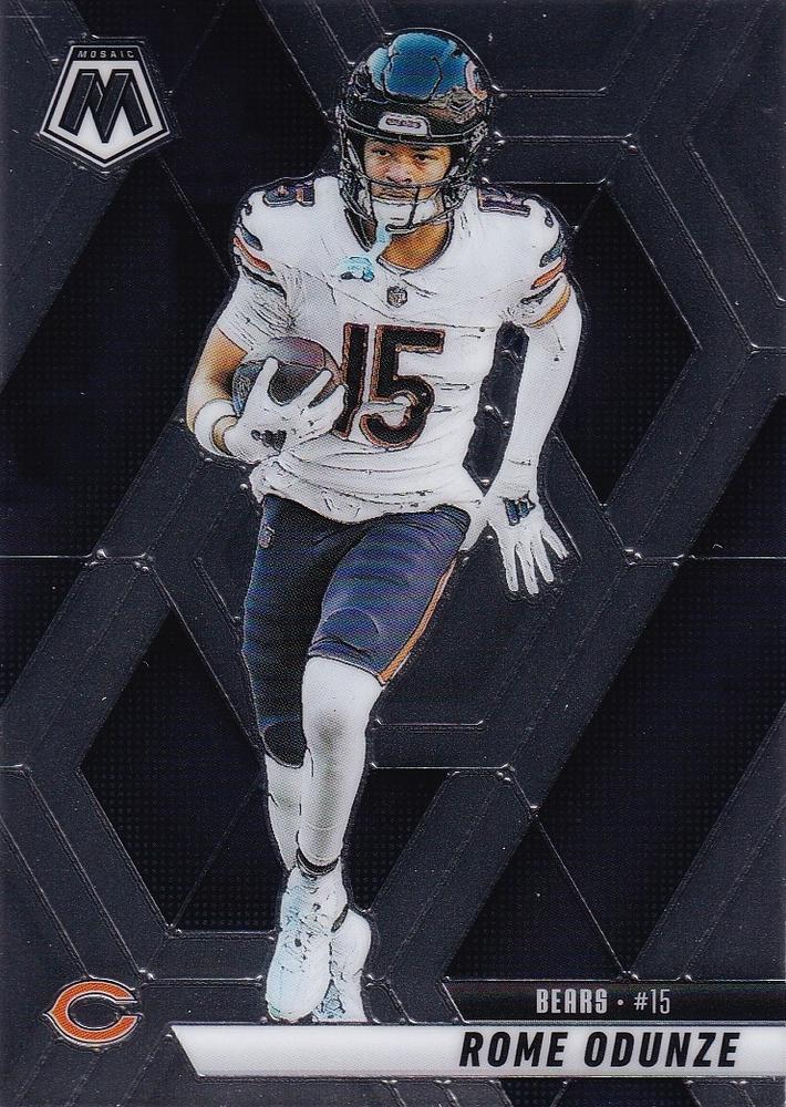 Rome Odunze #206 Chicago Bears | 2025 Panini Mosaic | NFL Football