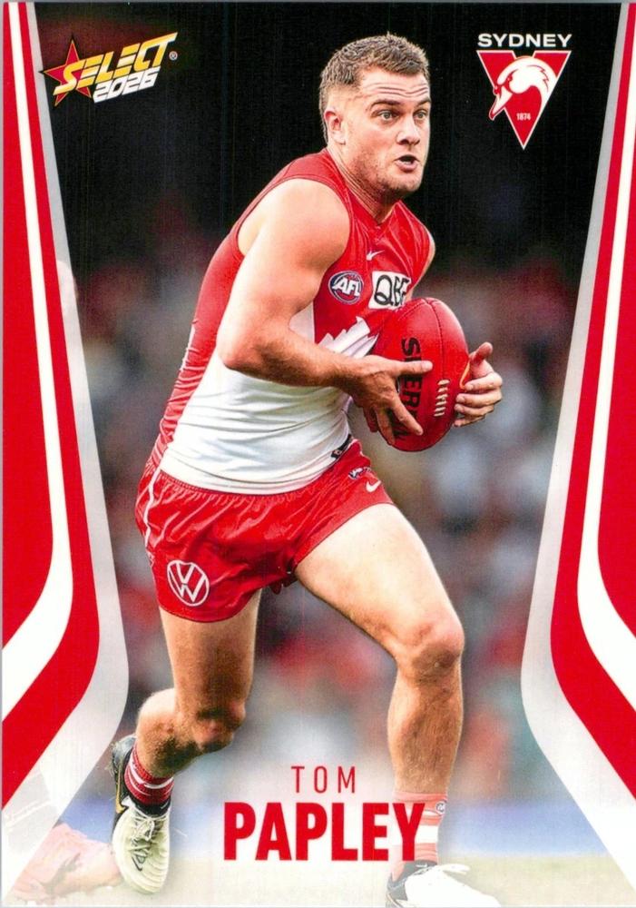 Tom Papley #206 Sydney Swans | 2026 Select AFL Footy Stars