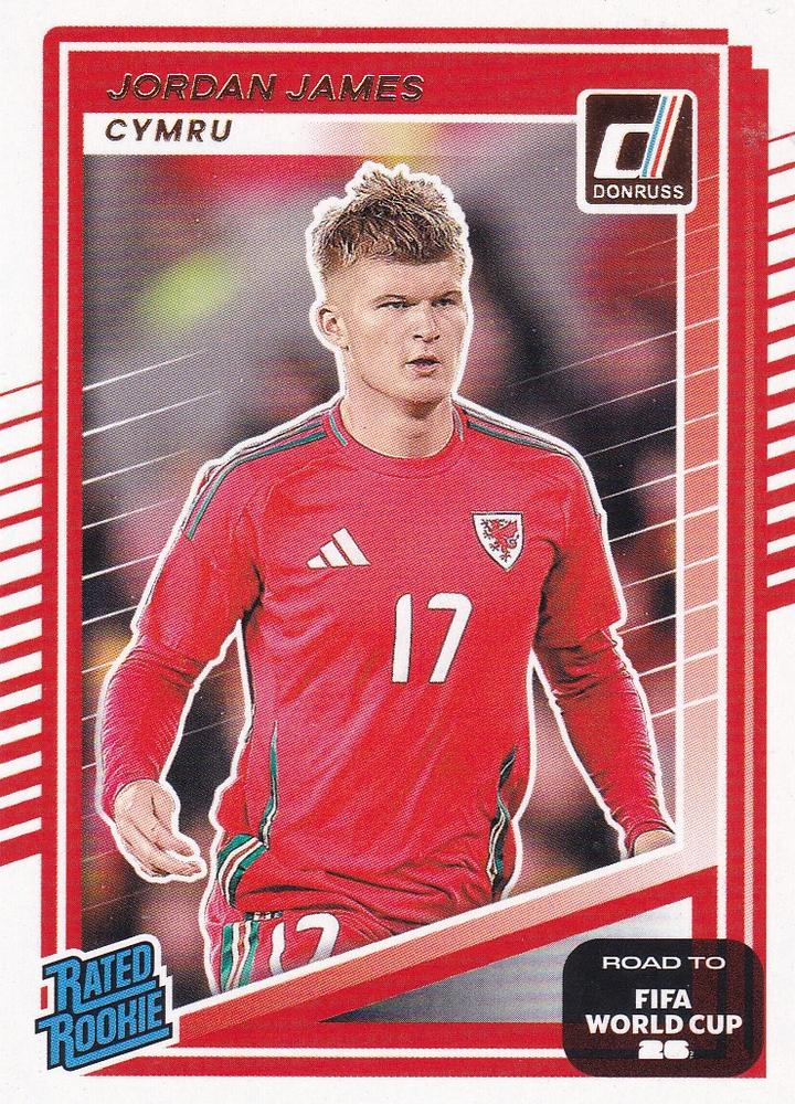 Jordan James #206 Wales | 2025-26 Donruss Road to FIFA World Cup