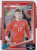 Jordan James #206 Wales | 2025-26 Donruss Road to FIFA World Cup Optic Parallel