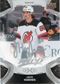Jack Hughes #207 New Jersey Devils | 2021-22 Upper Deck MVP Silver Script