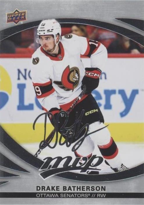 Drake Batherson #207 Ottawa Senators | 2023-24 Upper Deck MVP Silver Script