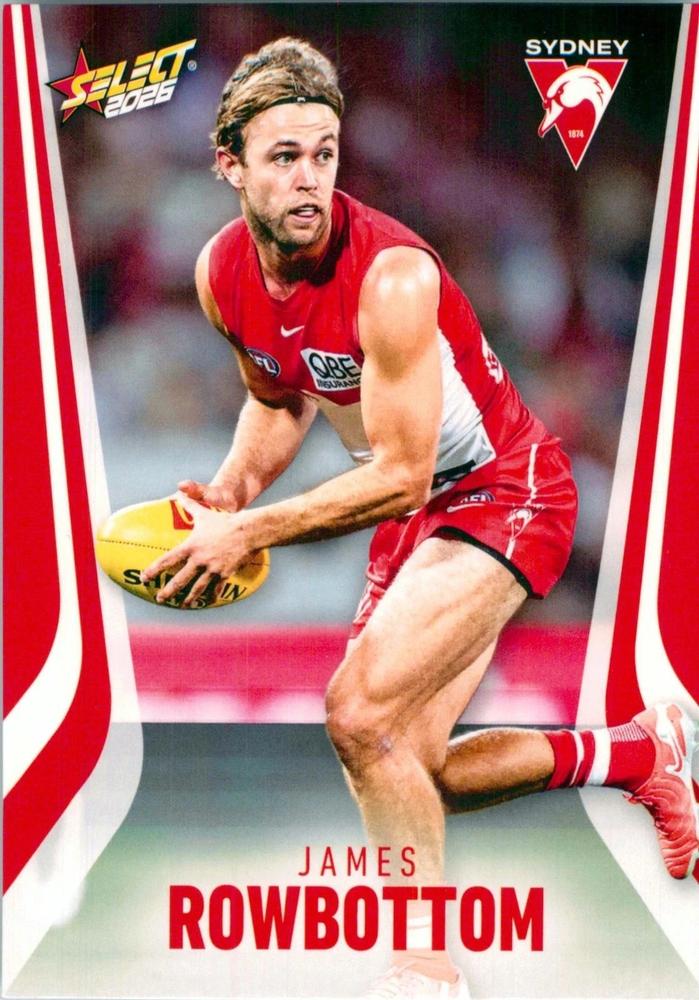 James Rowbottom #207 Sydney Swans | 2026 Select AFL Footy Stars