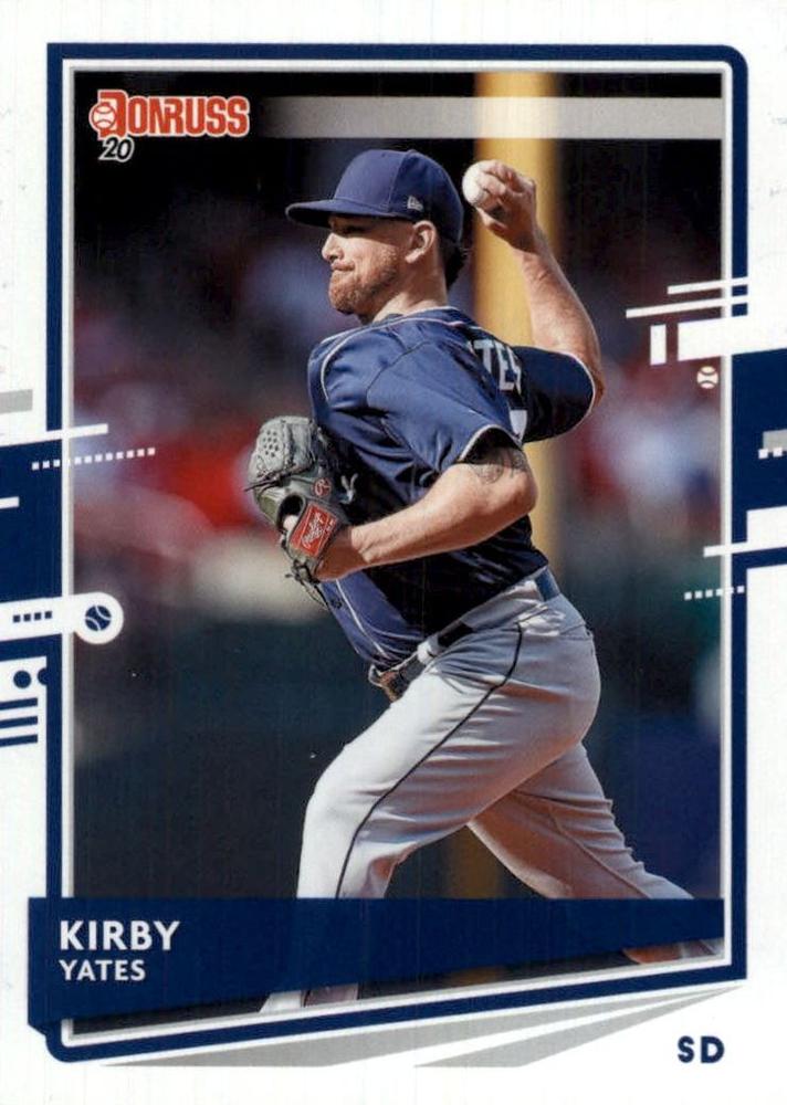 Kirby Yates #208 San Diego Padres | 2020 Donruss