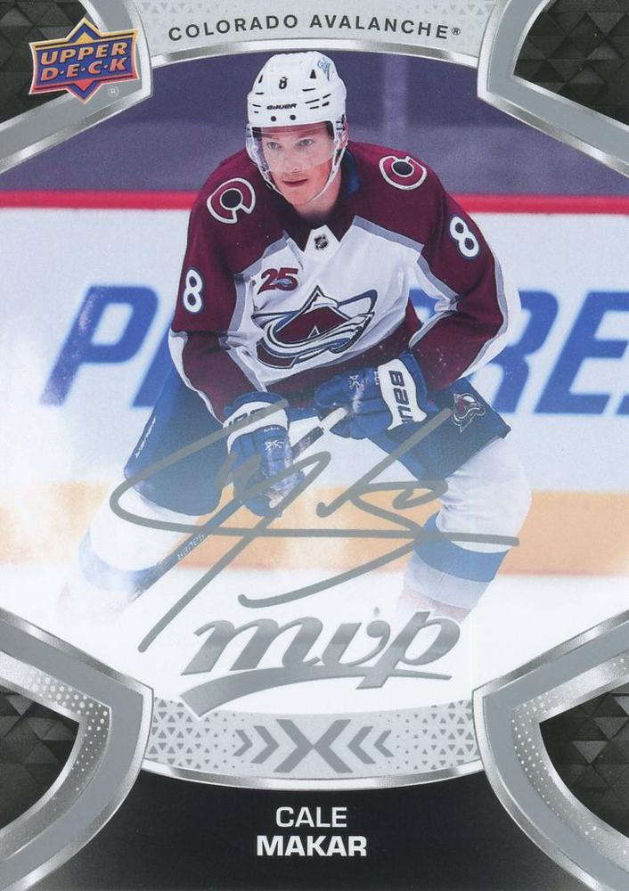Cale Makar #208 Colorado Avalanche | 2021-22 Upper Deck MVP Silver Script