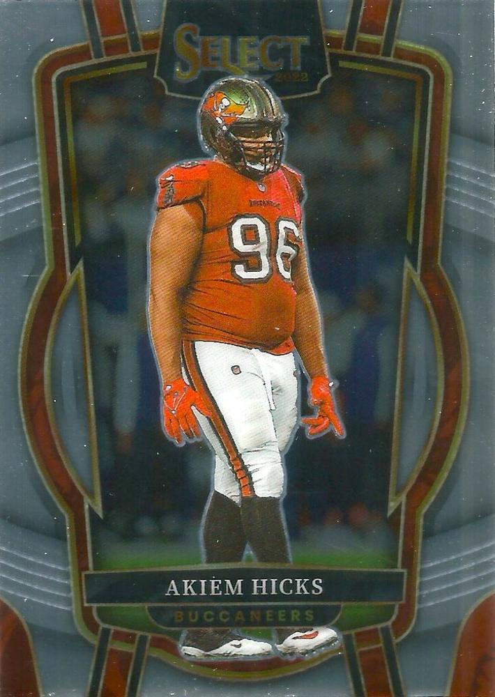 Akiem Hicks #208 Tampa Bay Buccaneers | 2022 Panini Select | NFL Football