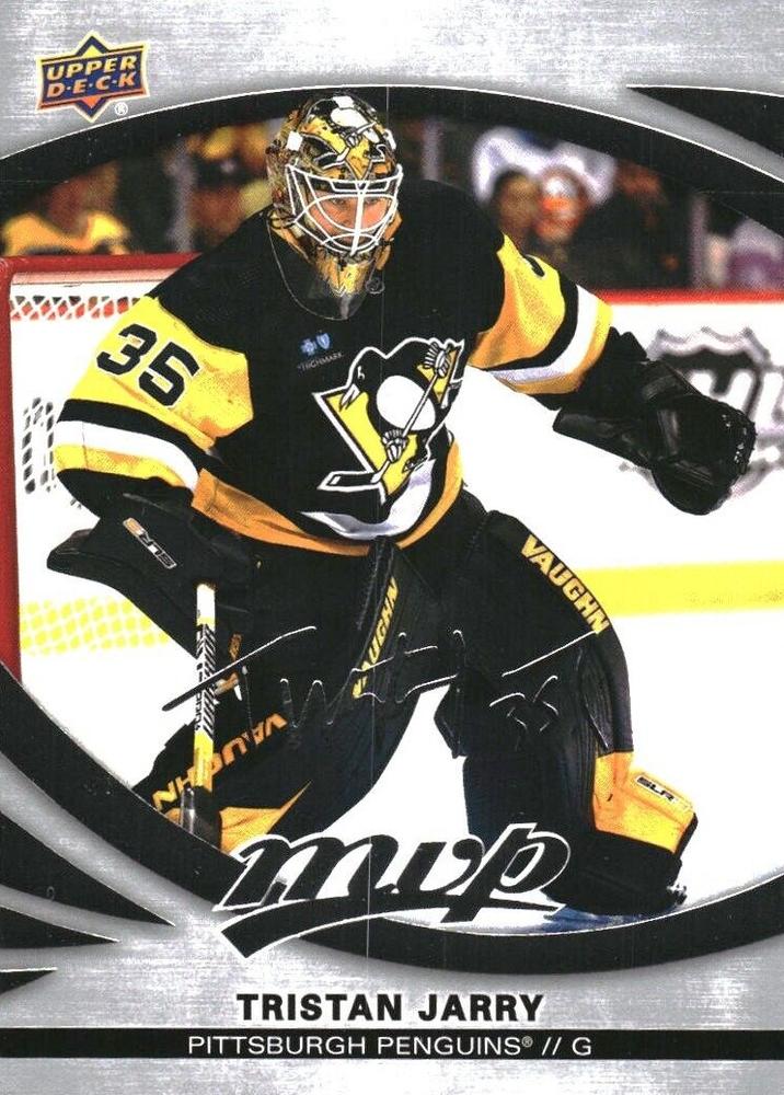 Tristan Jarry #208 Pittsburgh Penguins | 2023-24 Upper Deck MVP Silver Script