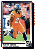 Audric Estime #208 Denver Broncos | 2025 Donruss | NFL Football