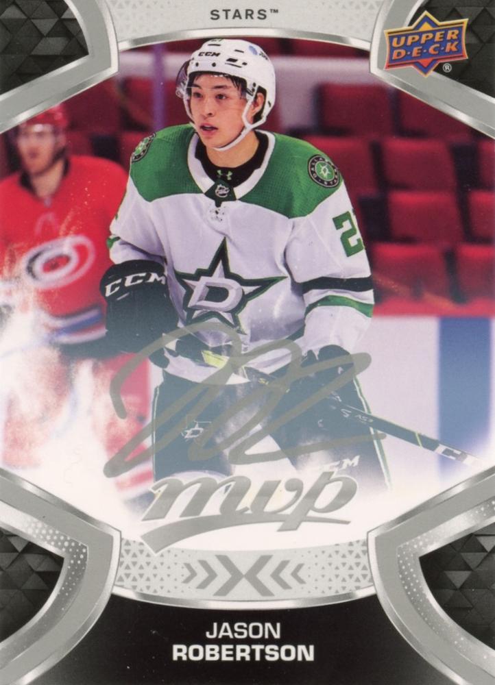 Jason Robertson #209 Dallas Stars | 2021-22 Upper Deck MVP Silver Script