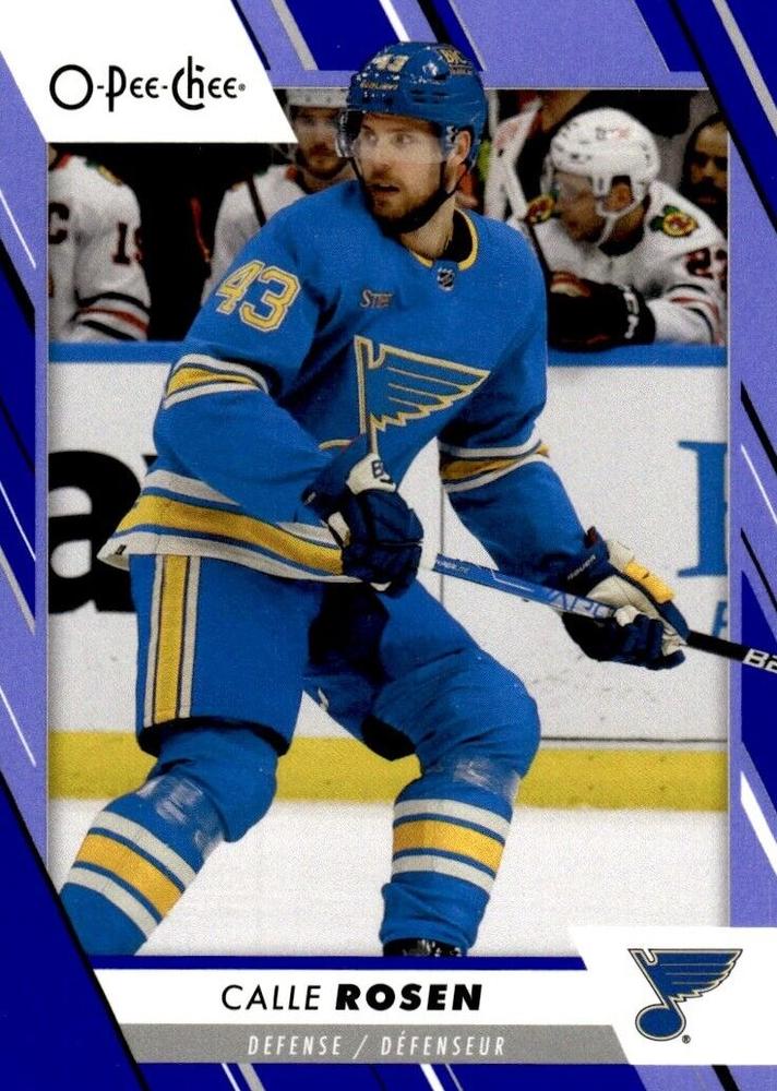 Calle Rosen #209 St. Louis Blues | 2023-24 O-Pee-Chee Blue Border