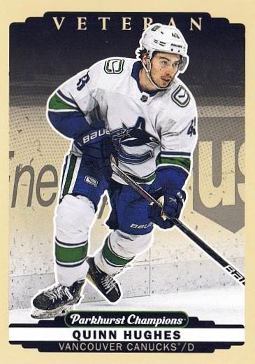 Quinn Hughes #209 Vancouver Canucks | 2022-23 Parkhurst Champions