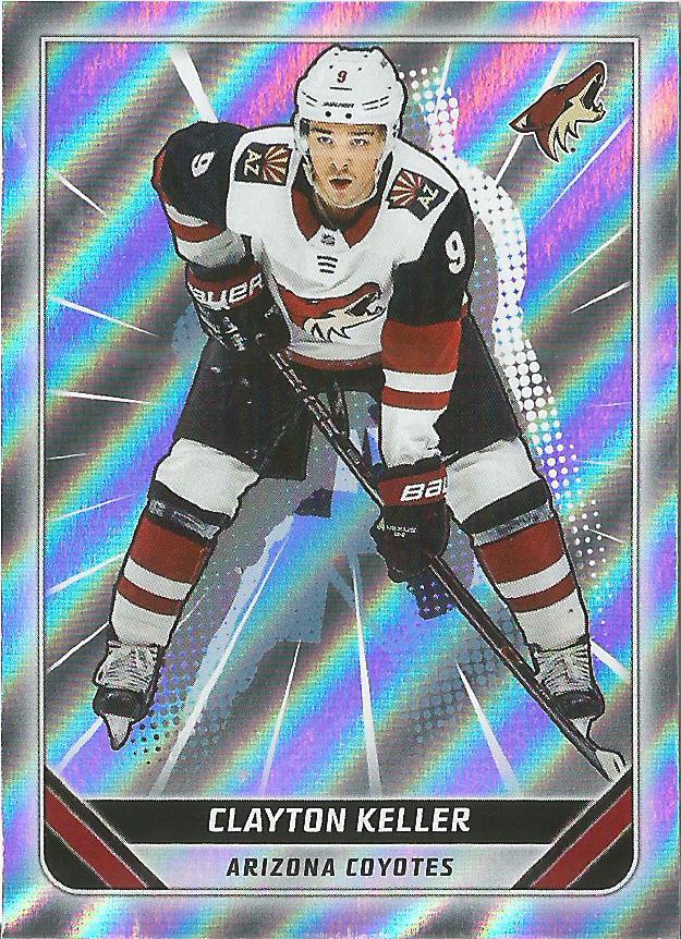 Clayton Keller FOIL #20 Arizona Coyotes | 2019-20 Topps NHL Sticker Collection