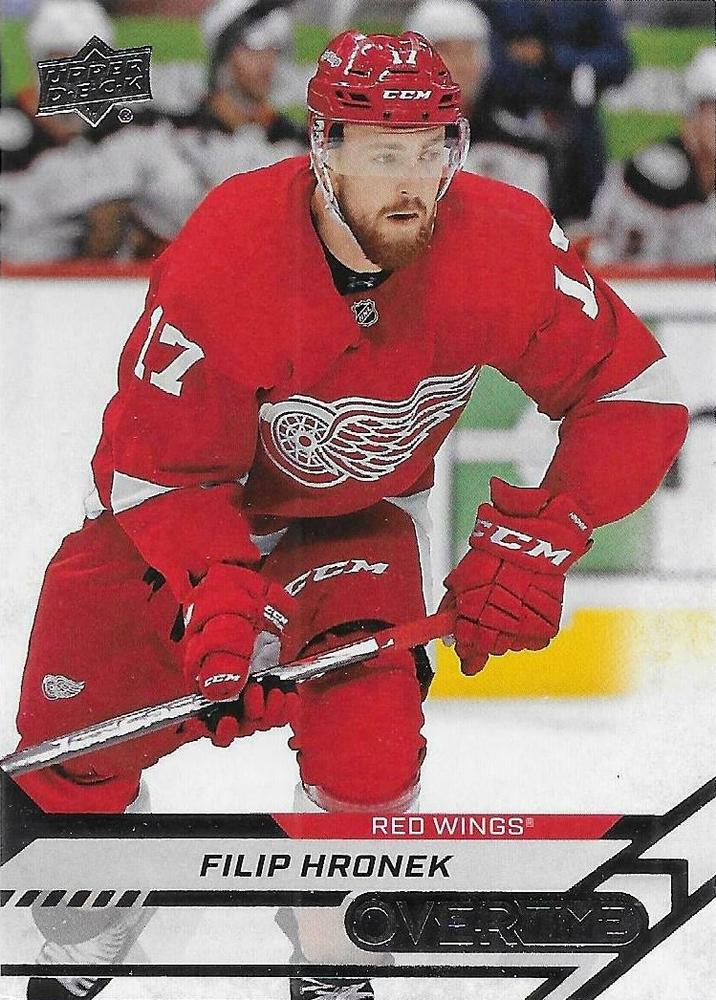 Filip Hronek #20 Detroit Red Wings | 2020-21 Upper Deck Overtime