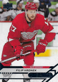 Filip Hronek #20 Detroit Red Wings | 2020-21 Upper Deck Overtime Blue Foil