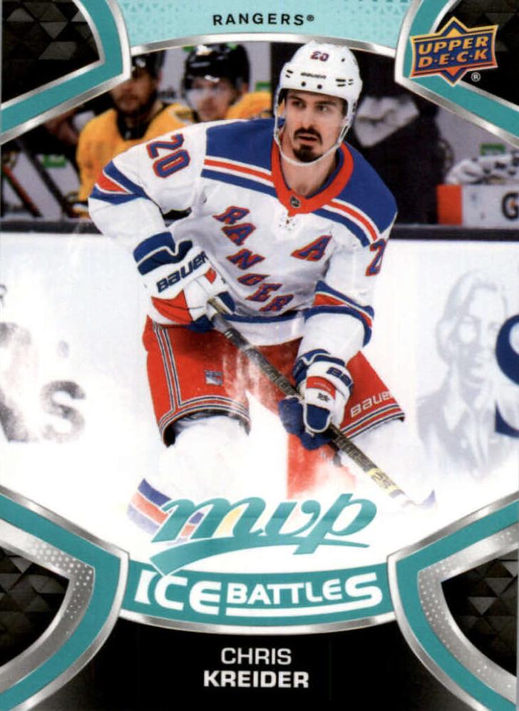 Chris Kreider #20 New York Rangers | 2021-22 Upper Deck MVP Ice Battles