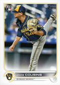 Jake Cousins #20 Milwaukee Brewers (Factory set, Large RC logo) | 2022 Topps