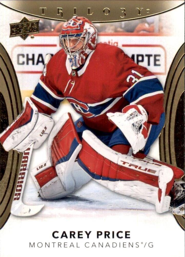 Carey Price #20 Montreal Canadiens | 2022-23 Upper Deck Trilogy