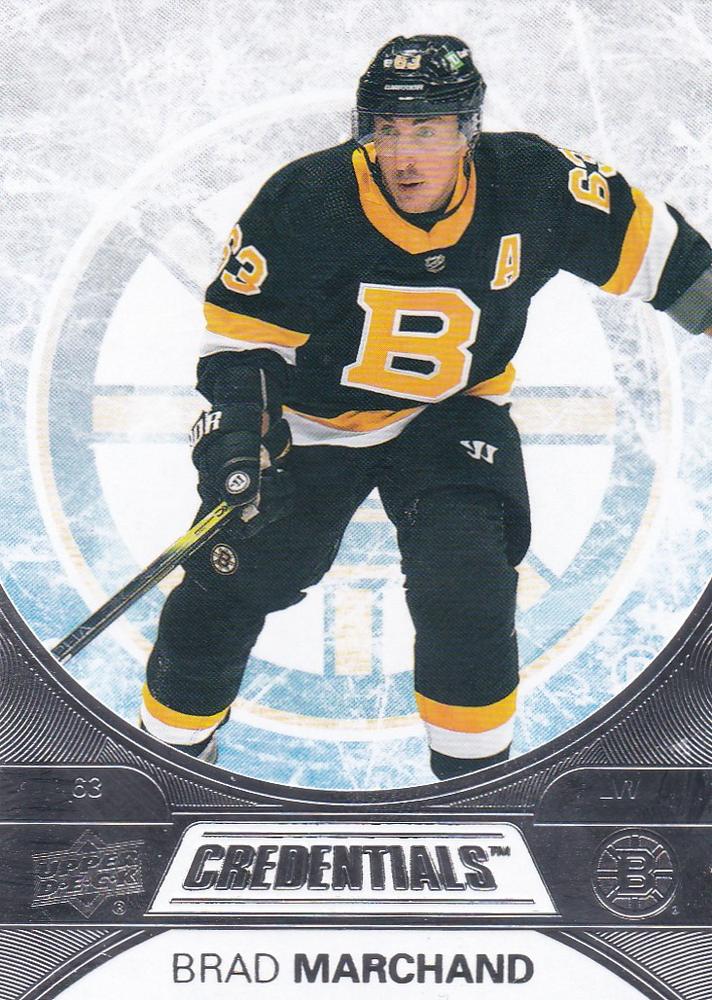 Brad Marchand #20 Boston Bruins | 2021-22 Upper Deck Credentials