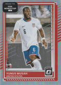 Yunus Musah #20 USA | 2025-26 Donruss Road to FIFA World Cup Optic Parallel