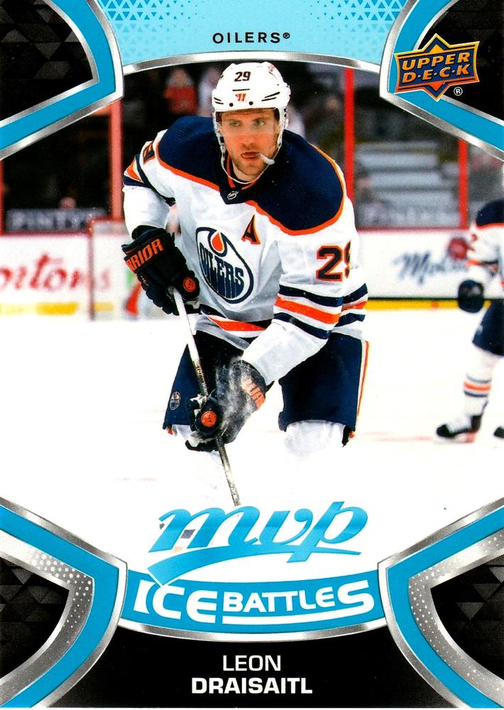 Leon Draisaitl #210 Edmonton Oilers | 2021-22 Upper Deck MVP Ice Battles