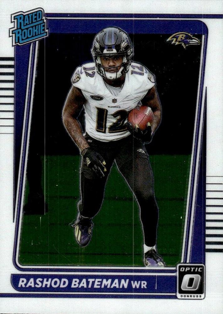 Rashod Bateman #210 Baltimore Ravens | 2021 Donruss Optic | NFL Football