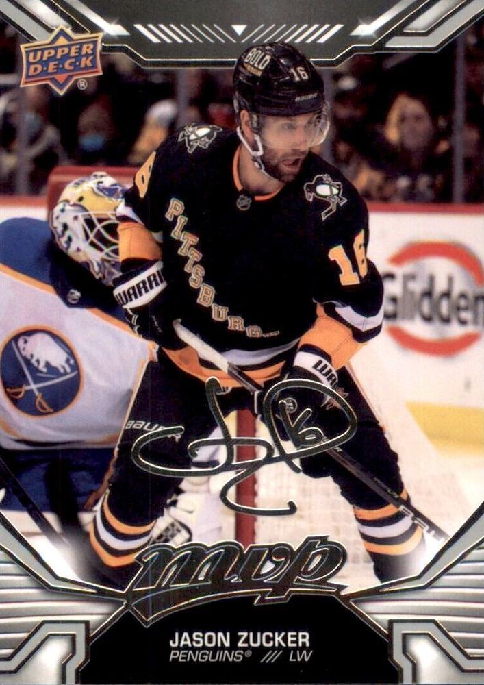 Jason Zucker #210 Pittsburgh Penguins | 2022-23 Upper Deck MVP Silver Script