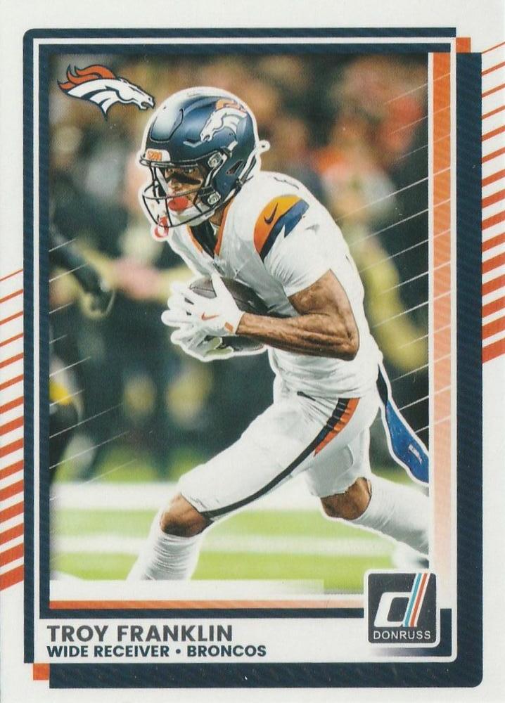 Troy Franklin #210 Denver Broncos | 2025 Donruss | NFL Football