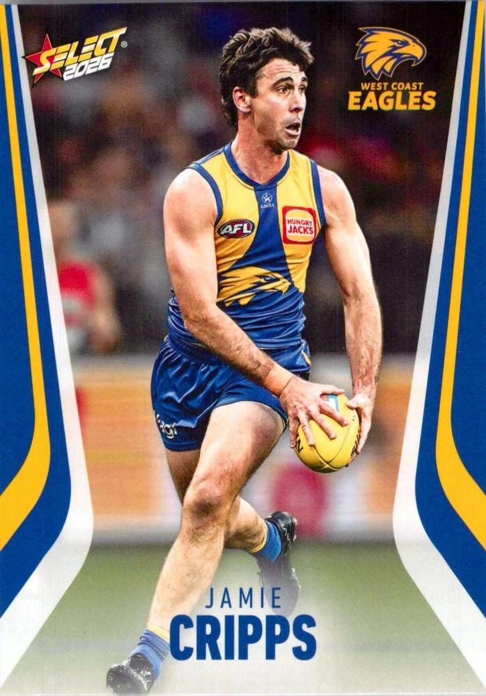 Jamie Cripps #210 West Coast Eagles | 2026 Select AFL Footy Stars