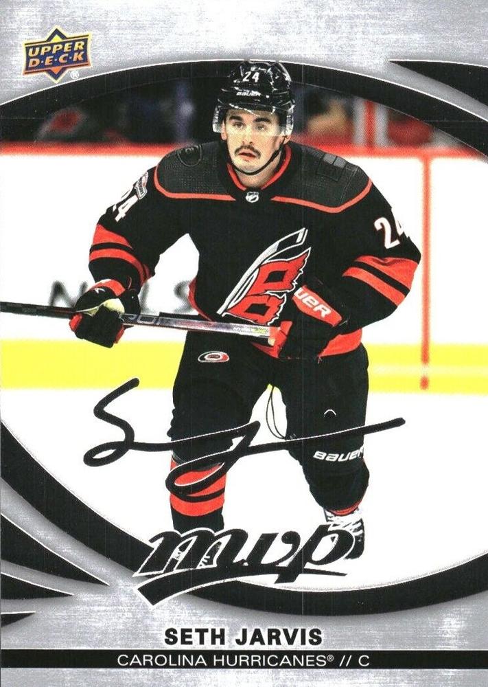 Seth Jarvis #211 Carolina Hurricanes | 2023-24 Upper Deck MVP Silver Script