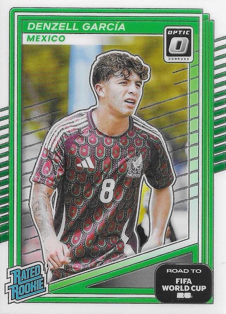 Denzell Garcia #211 Mexico | 2025-26 Donruss Road to FIFA World Cup Optic Parallel