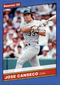 Jose Canseco #212 Oakland Athletics | 2020 Donruss