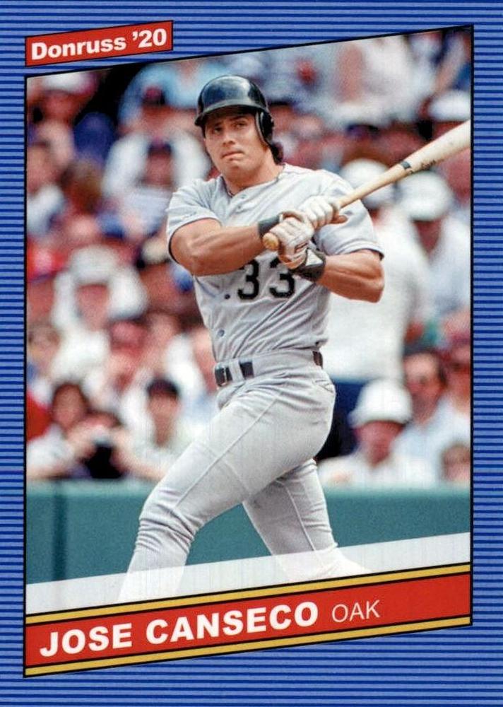 Jose Canseco #212 Oakland Athletics | 2020 Donruss