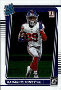 Kadarius Toney #212 New York Giants | 2021 Donruss Optic | NFL Football