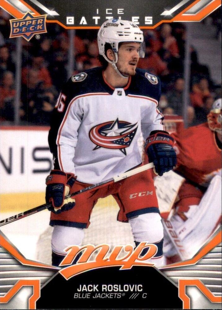Jack Roslovic #212 Columbus Blue Jackets | 2022-23 Upper Deck MVP Ice Battles
