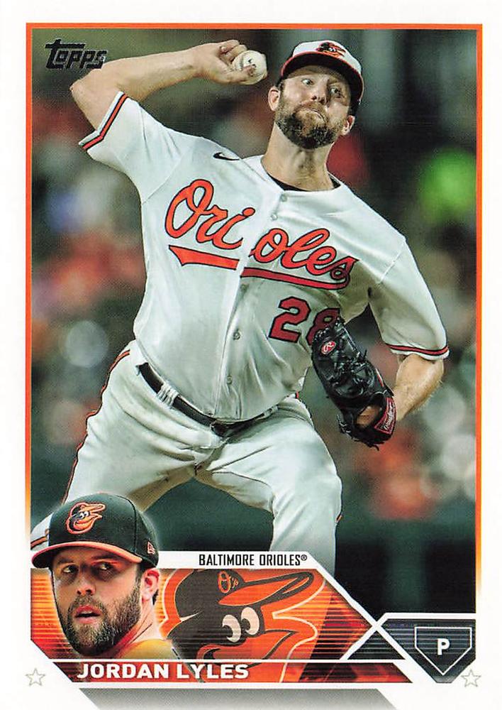 Jordan Lyles #212 Baltimore Orioles | 2023 Topps
