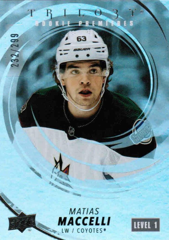 Matias Maccelli #212 Arizona Coyotes | 2022-23 Upper Deck Trilogy
