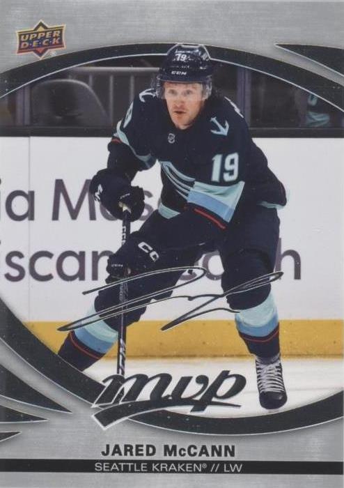 Jared McCann #212 Seattle Kraken | 2023-24 Upper Deck MVP Silver Script