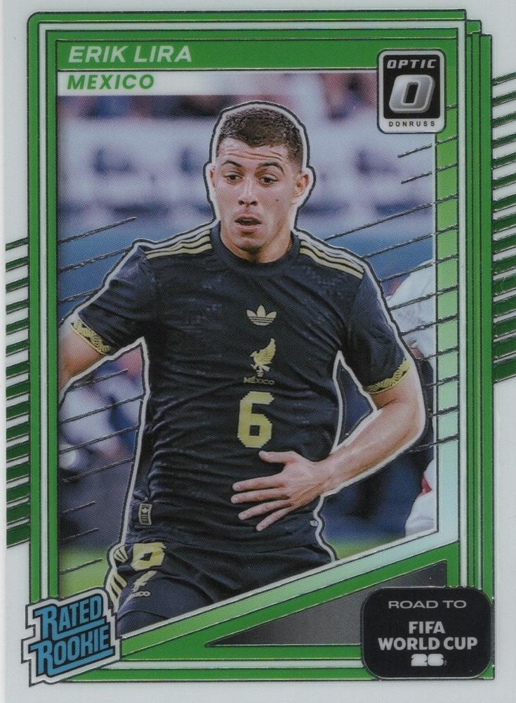 Erik Lira #212 Mexico | 2025-26 Donruss Road to FIFA World Cup Optic Parallel